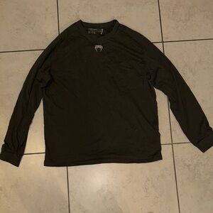 UFC Venum Army Green Long Sleeve Tee
